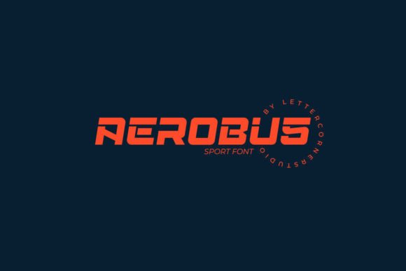 Aerobus Display Font for Professional Business Branding