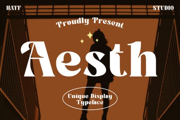 Aesth: A Unique Display Typeface for Editorial Design