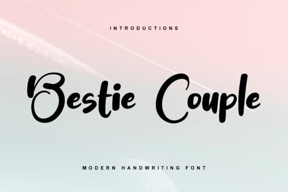 Bestie Couple Font for Creative Brands