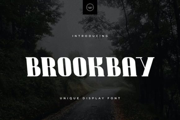 Brookbay: A Cool Modern Display Font for Design Projects