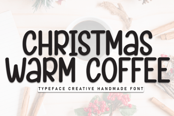 Christmas Warm Coffee Font Review