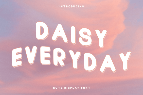 Daisy Everyday: A Charming Display Font for Thoughtful Editorial Design
