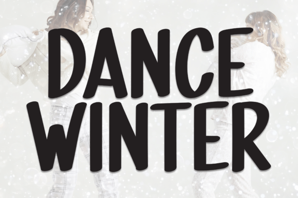 Dance Winter Font for Creative Projects