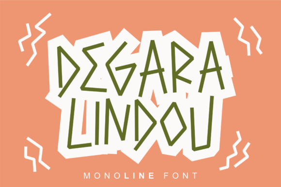 Degara Lindou Display Font for Crafters and Small Shop Owners