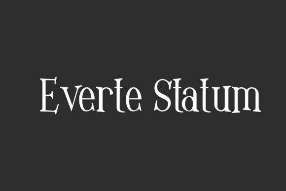 Everte Statum Display Font for Magical Marketing Campaigns