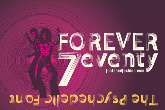 Forever 7eventy Display Font for Product Labels and Branding