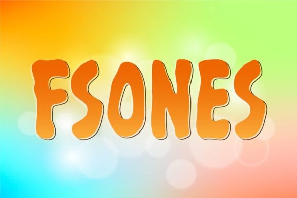 Fsones: A Stylish Display Font