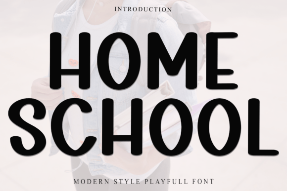 Home School Font for Creative Design