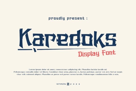 Karedoks Font for Web Design