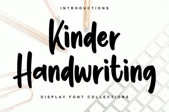 Kinder Handwriting Font for Holiday Design