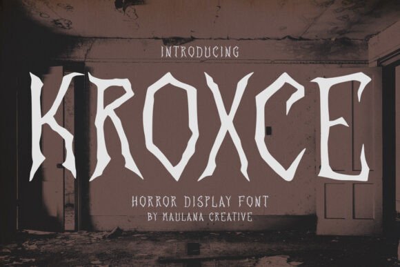Kroxce: A Spooky Font for Bold Branding