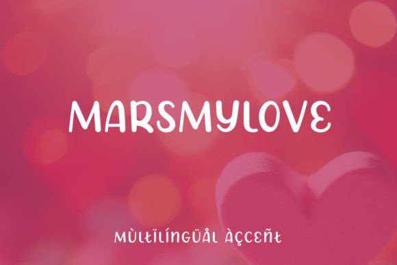 Marsmylove Display Font: A Handwritten Typeface for Sophisticated Branding