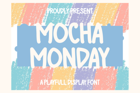 Mocha Monday: A Playful Cute Display Font for Digital Branding