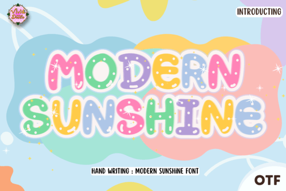 Modern Sunshine: A Hand-Lettered Display Font for Festive Campaigns
