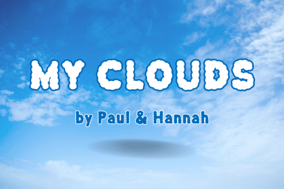 My Clouds Font for Web Design