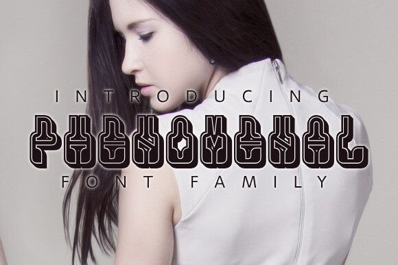 Phenomenal Display Font for Modern Web Interfaces