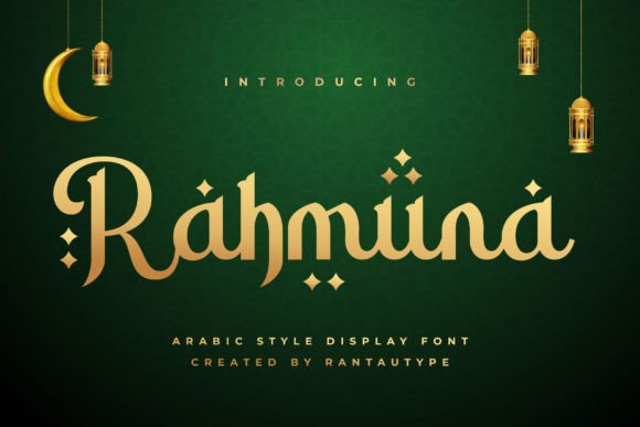 Rahmuna Display Font: Arabic-Inspired Elegance for Modern Branding