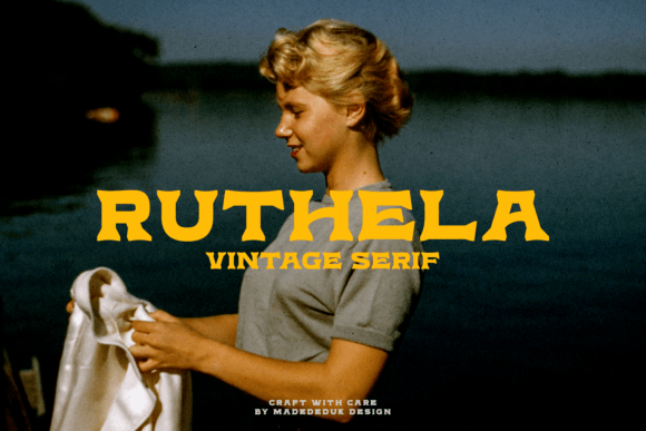 Ruthela Vintage Font for Campaign Visuals That Stand Out