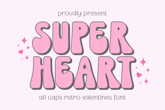 Super Heart Font for Web Design