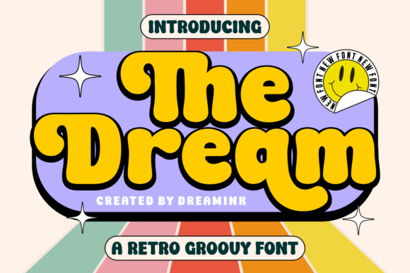 The Dream: A Retro Display Font for Vintage Designs