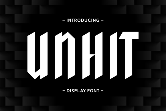 Unhit Display Font: A Maker's Review for Handmade Shop Branding