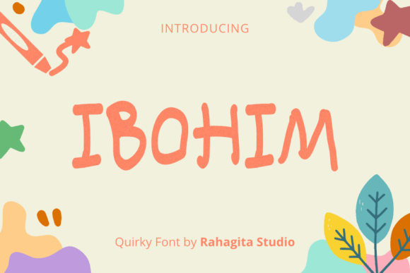 Using Ibohim Display Font for Playful Web Design Projects