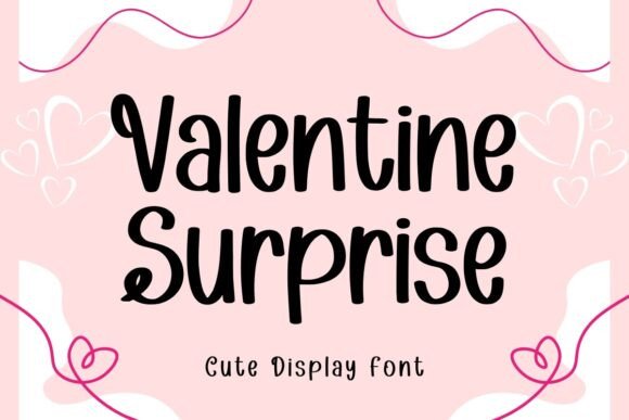Valentine Surprise Font for Creative Projects