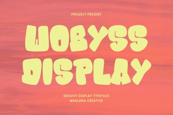 Wobyss Groovy: A Bold Display Font for Retro Design