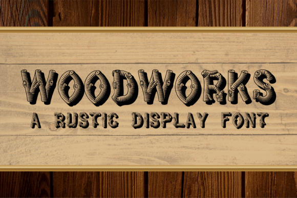 Woodworks Font: Rugged Elegance for Editorial Design